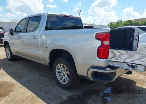 2021 Chevrolet Silverado 1500 4Wd Short Bed Rst из США, поврежденный, VIN 3GCUYEED5MG253156